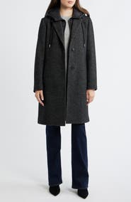 Lucky Brand Walker Coat with Hooded Bib Inset