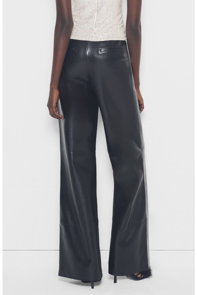 Tell Me Lies Recycled Leather Trousers, Alternate, color, Black