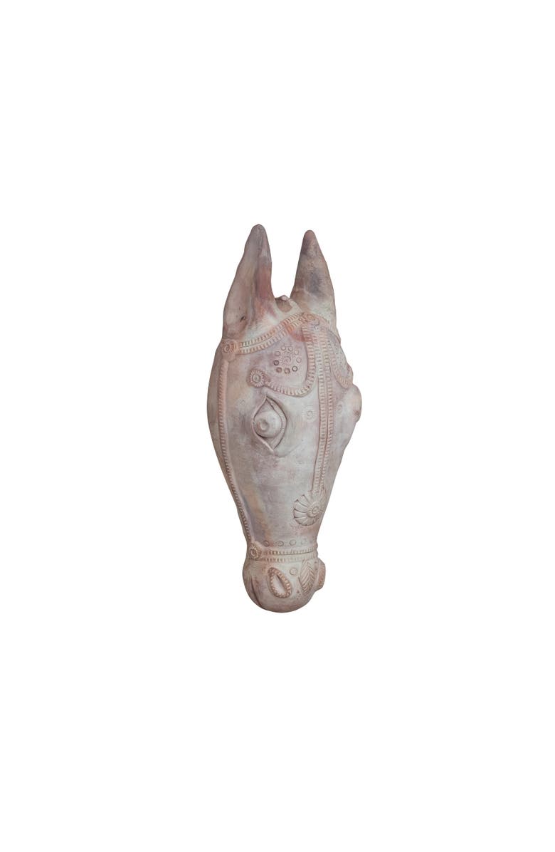 Storied Home Horse Head Wall Décor, Main, color, 