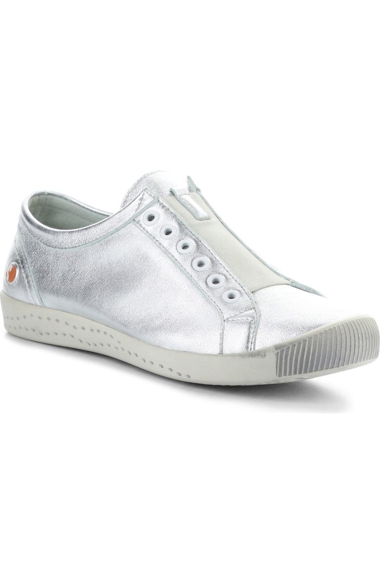 Softinos by Fly London Irit Low Top Sneaker, Main, color, Silver