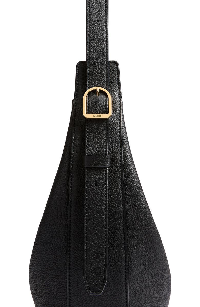 Khaite Small Augustina Suede Hobo Bag, Alternate, color,