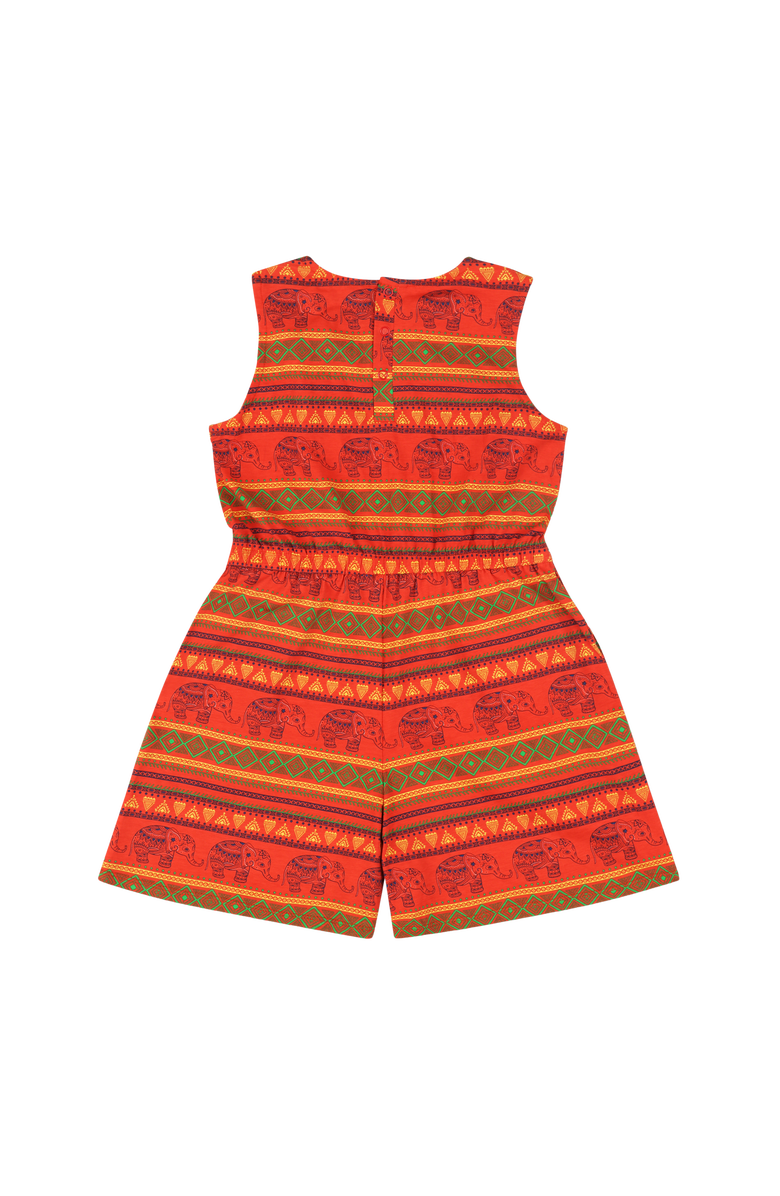 Mixed Up Clothing Girls Volant Ruffle Shorts Romper, Alternate, color, Jacquard Stripe