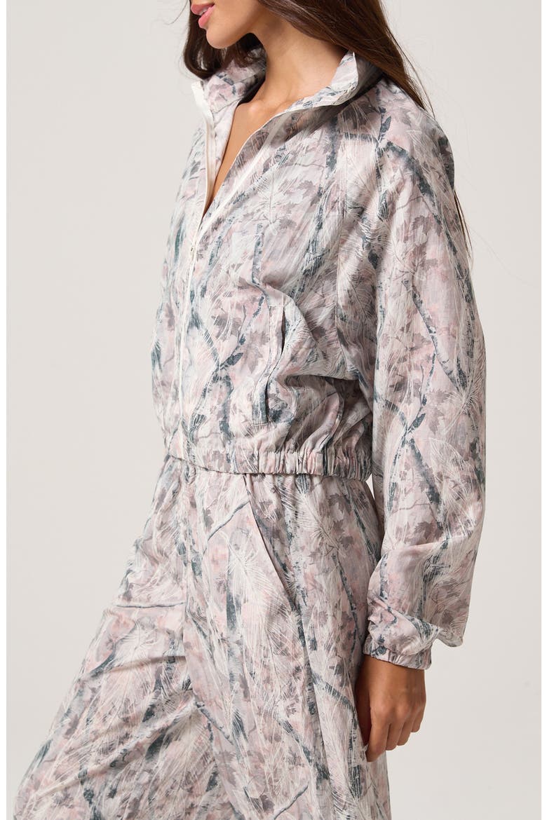 Kendra Nature's Camo Zip Windbreaker, Alternate, color, MOONROCK/ MULTI
