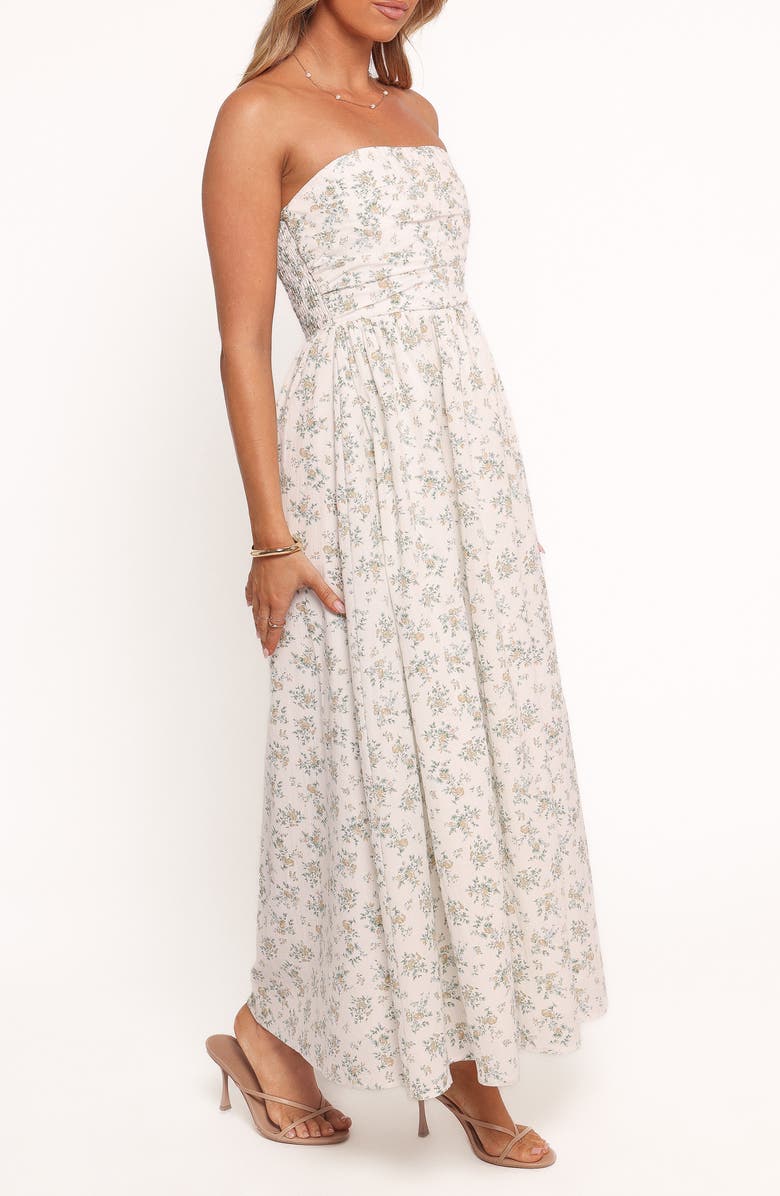 Petal & Pup Nesta Strapless Maxi Dress, Alternate, color, Floral