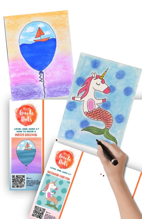 Guide Dots Add-On Art Rolls for Guide Dot's Art Kits in L1 Balloon/mermaid Unicorn  product