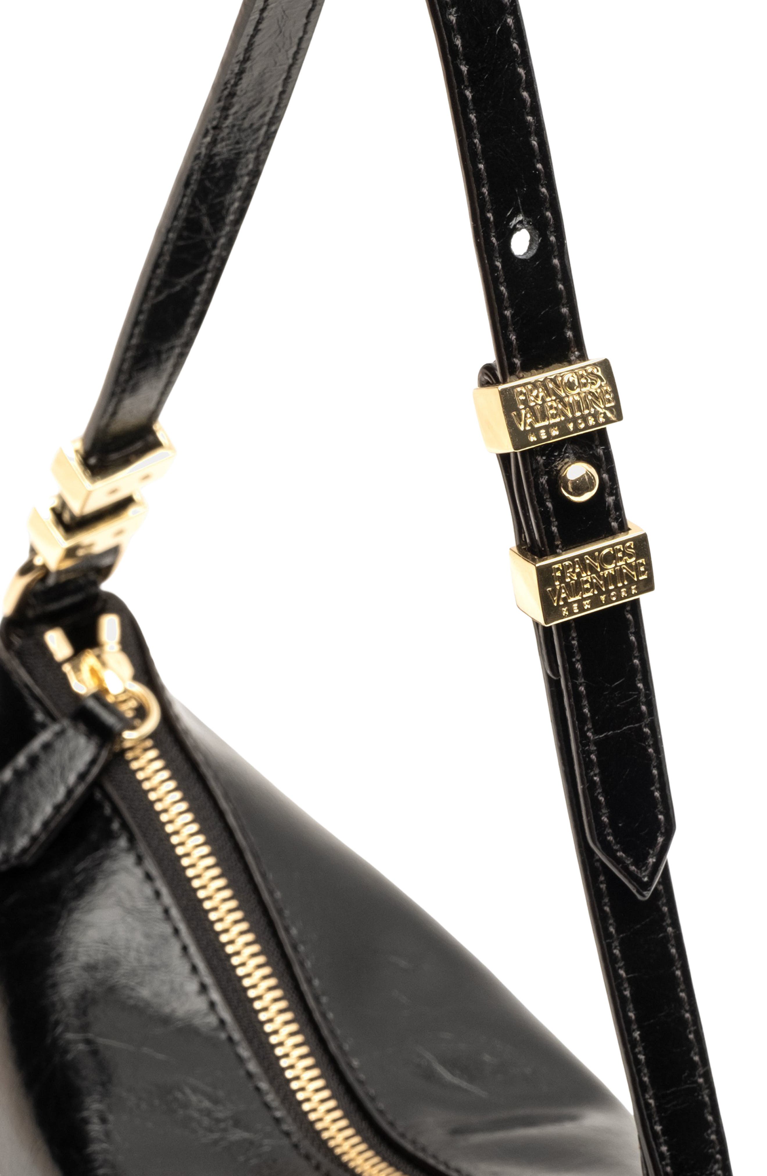 Frances Valentine Freddie Leather Shoulder Bag, Alternate, color, 