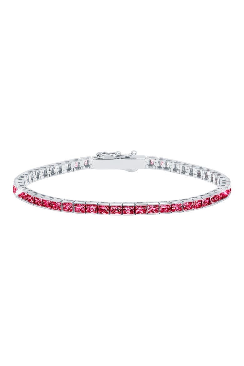 Tennis Bracelet, Main, color, RUBY