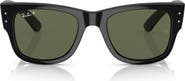 Ray-Ban Mega Wayfarer 52mm Polarized Square Sunglasses
