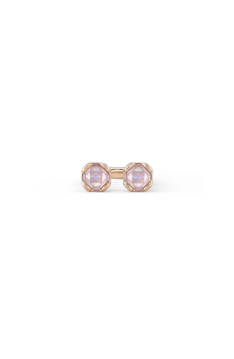UNODE50 Twin Pink Crystal Ring, Alternate, color, Gold