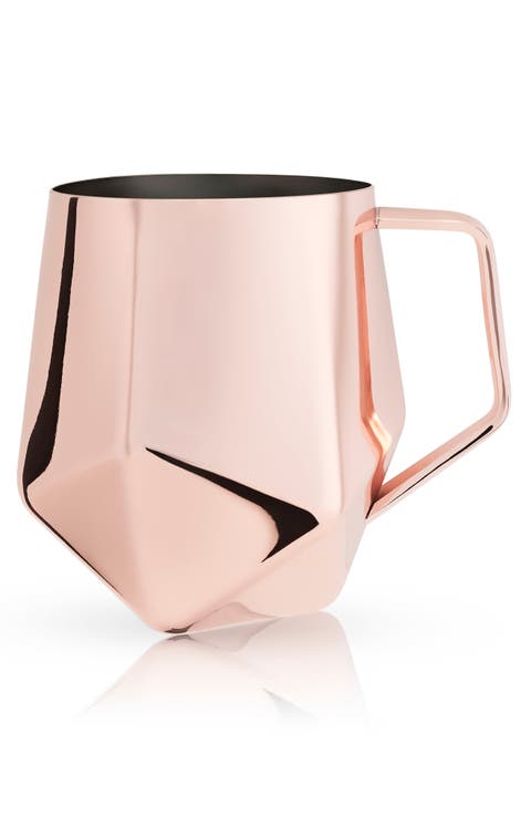 Seneca Faceted Moscow Mule Mug in Copper