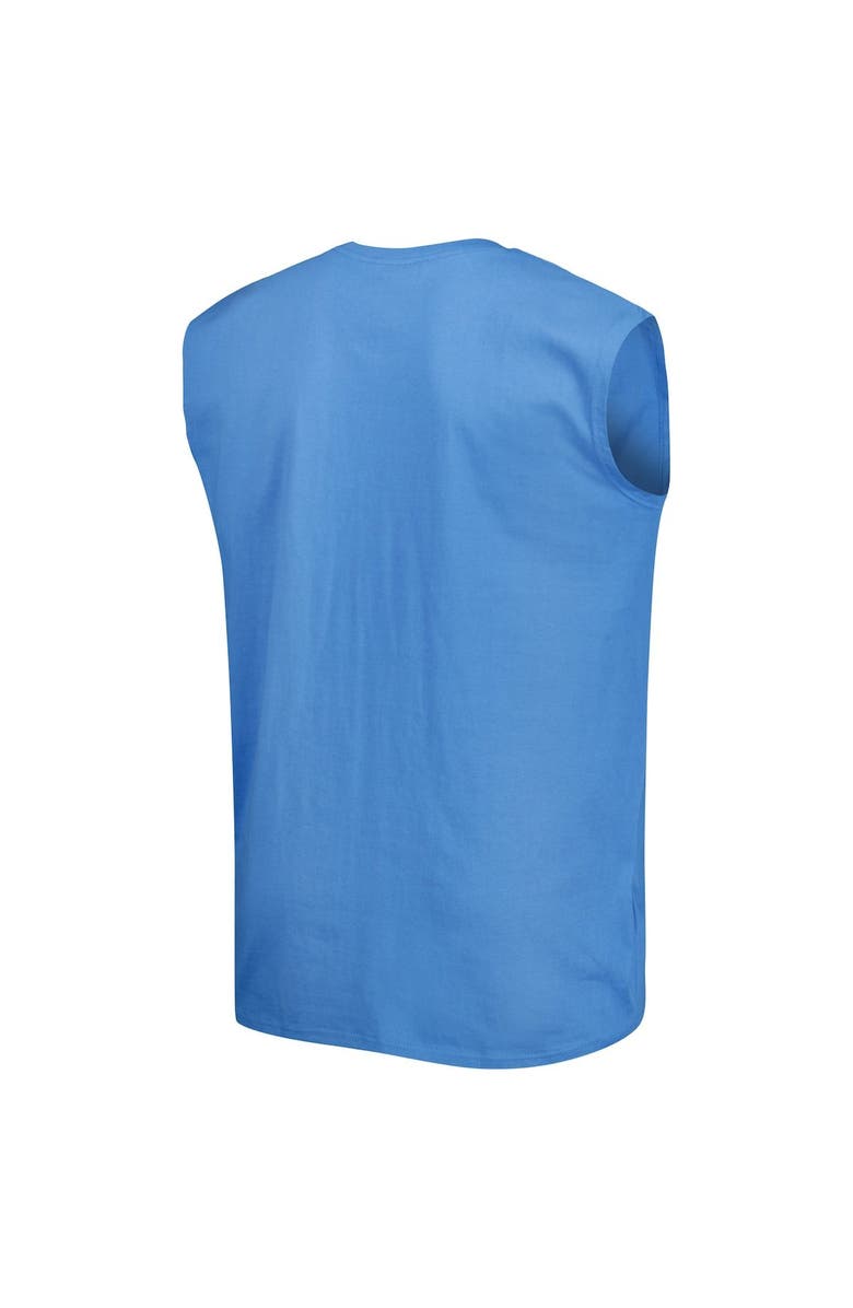 FANATICS Men's Powder Blue Los Angeles Chargers Big & Tall Muscle Tank Top, Alternate, color, 