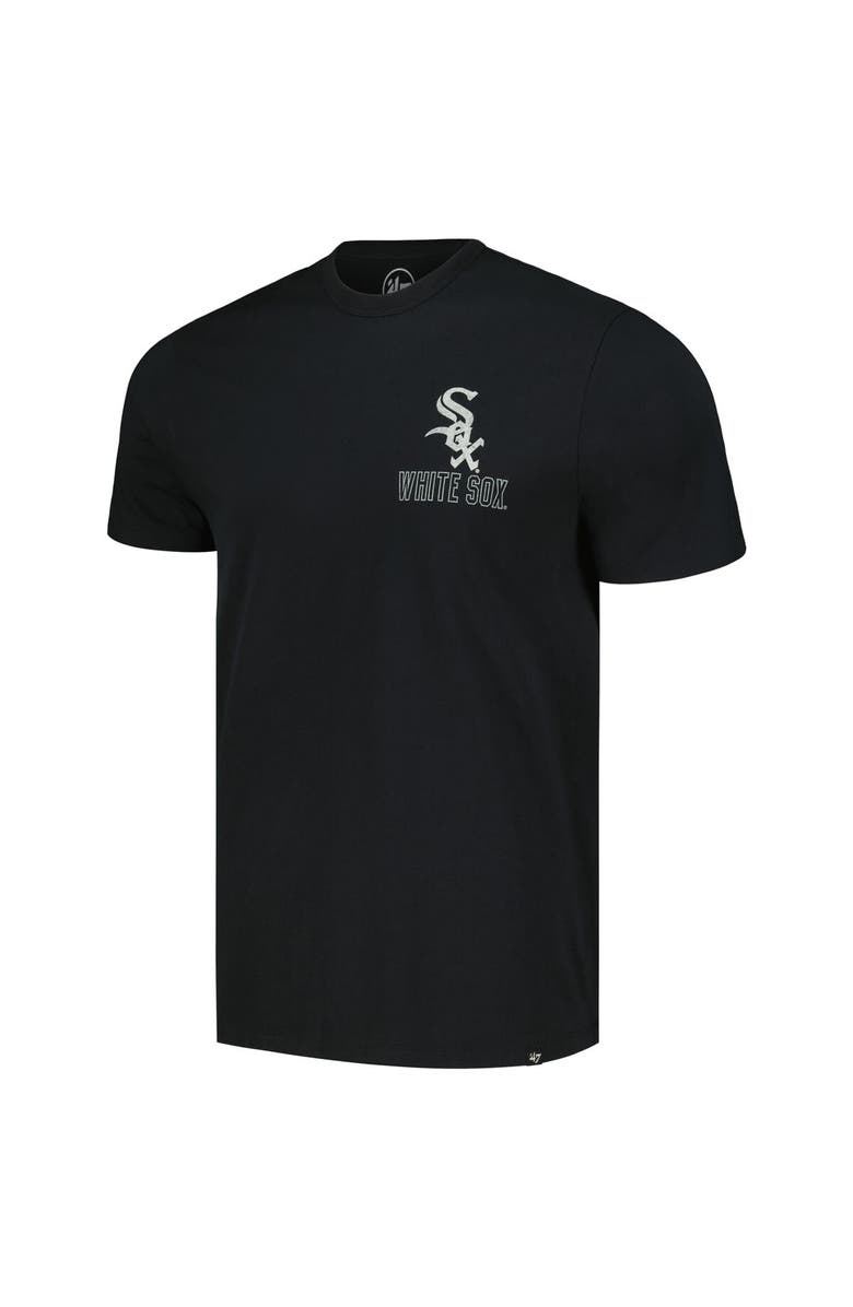 '47 Men's '47 Black Chicago White Sox Hang Back Franklin T-Shirt, Alternate, color, Black