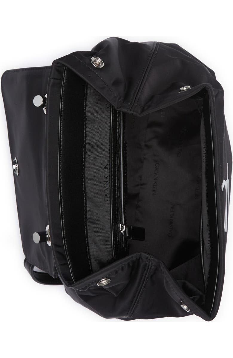 Calvin Klein Logo Embellished Nylon Mini Backpack, Alternate, color,