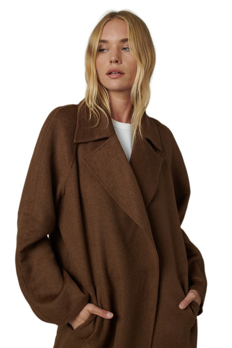 The Dani Michelle Madeline Coat, Alternate, color, CHESTNUT BROWN