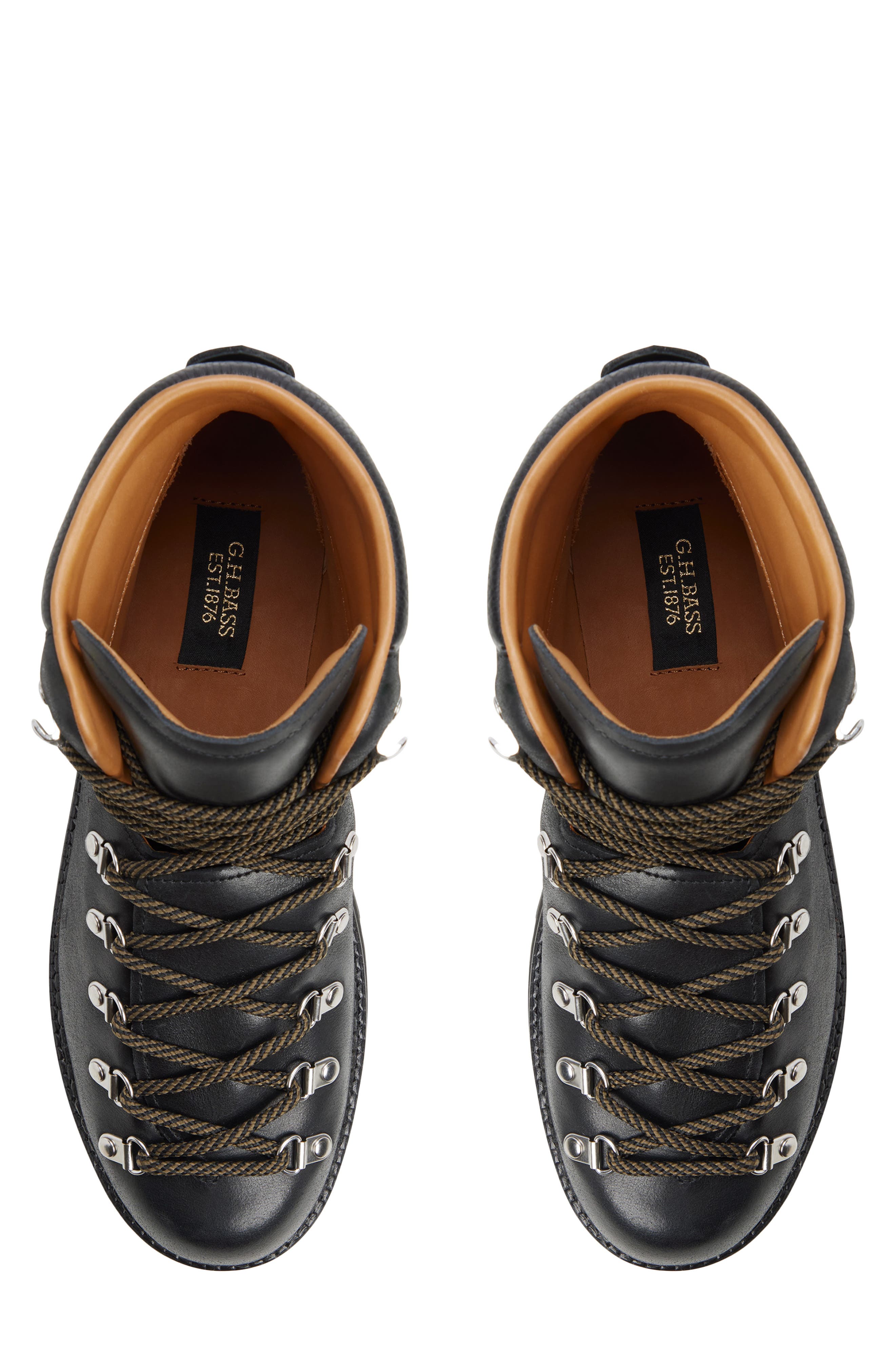 Frontier Leather Boot, Alternate, color, BLACK