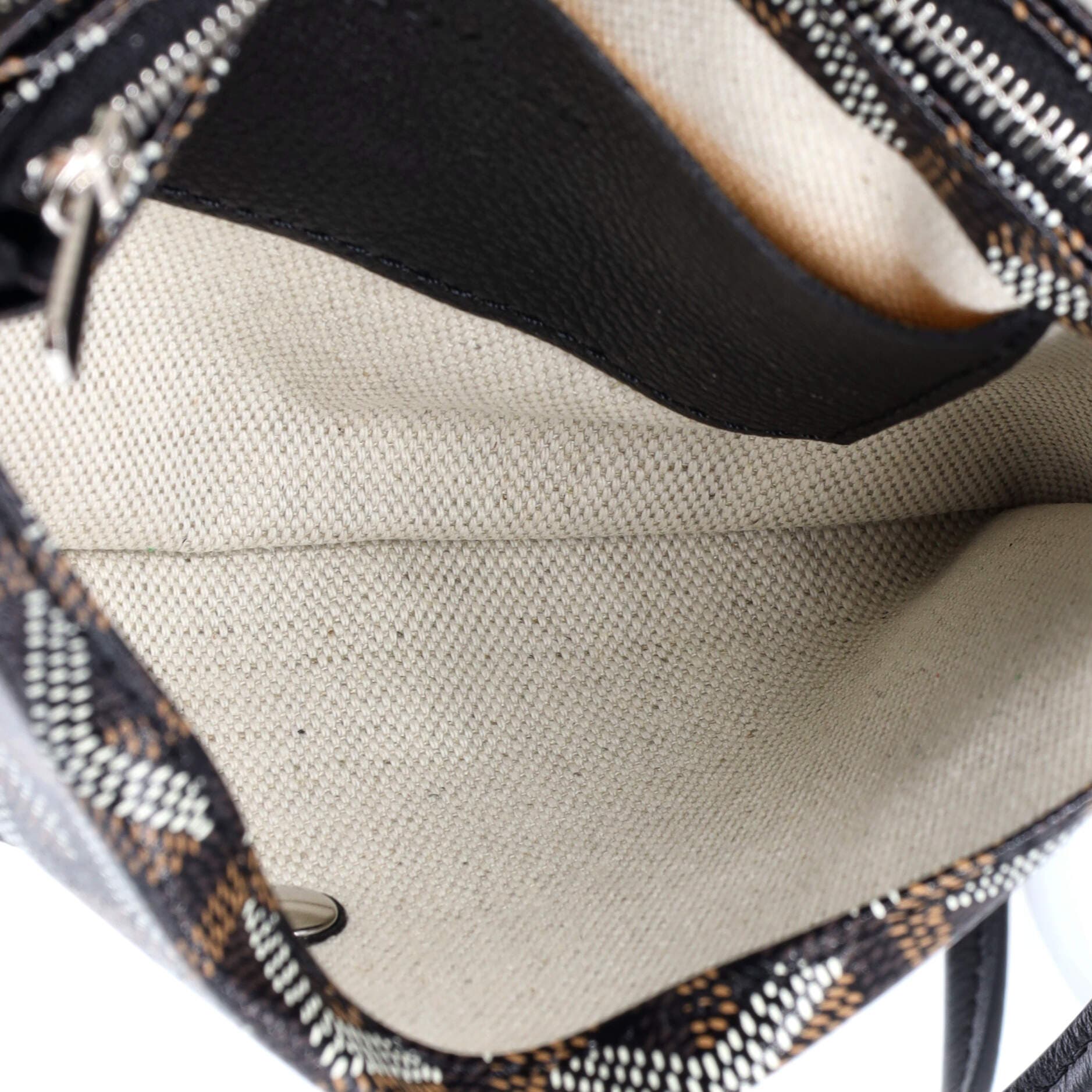 Pre-Owned Goyard Plumet Clutch Wallet Coated Canvas, Alternate, color, 