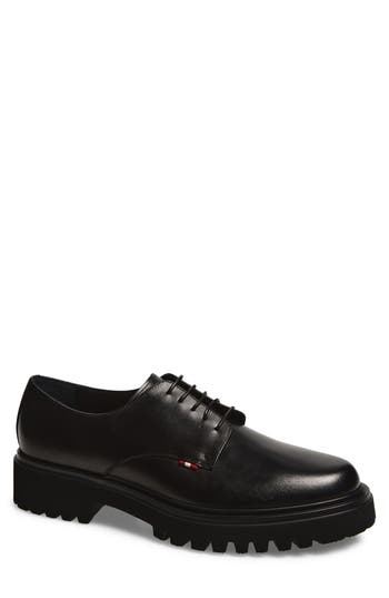 Bally Oliwery Lug Sole Derby In Black