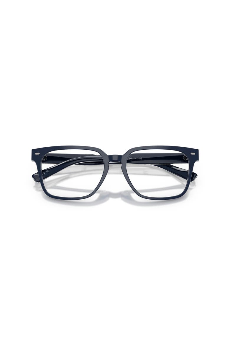 56mm Rectangle optical glasses, Alternate, color, Blue