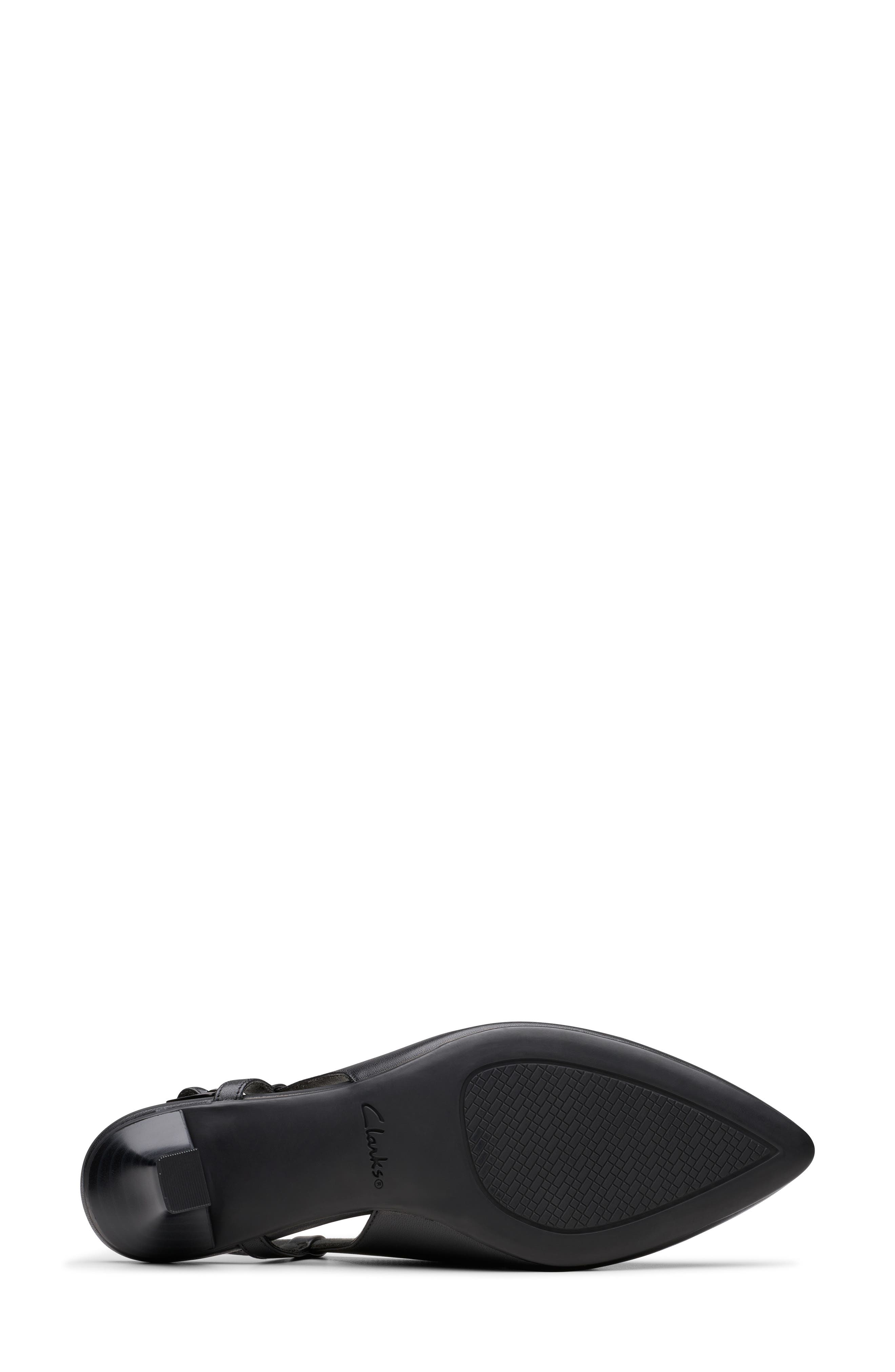 Clarks<sup>®</sup> Kepley Lane Slingback Pump, Alternate, color, Black Leather