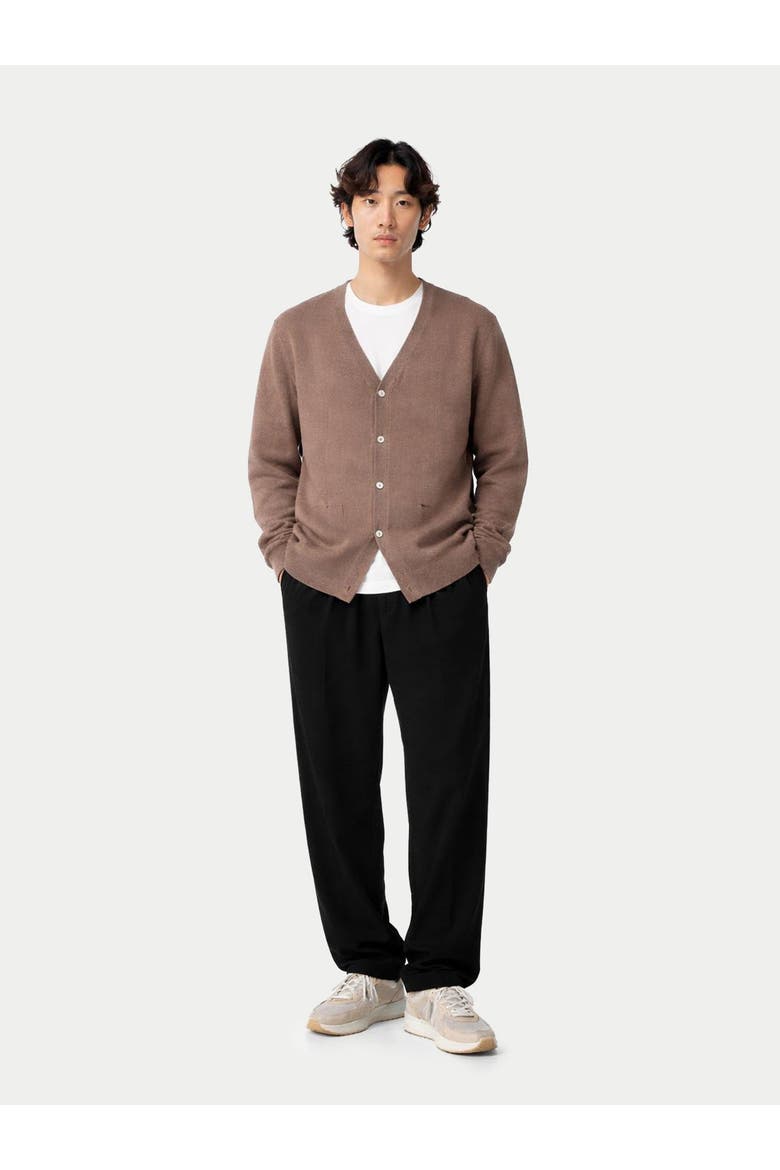 Cashmere Timeless V-Neck Cardigan, Alternate, color, taupe