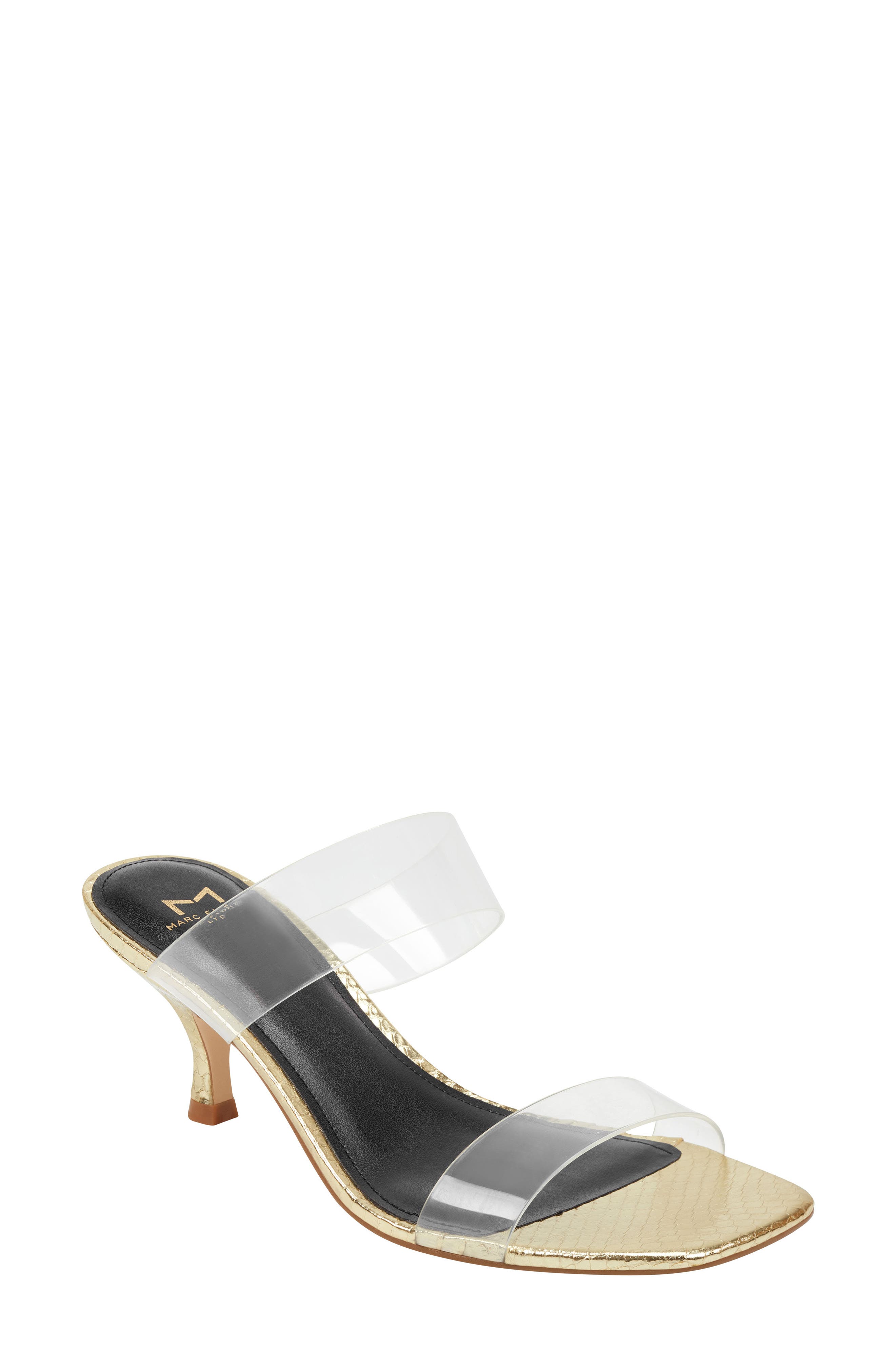 Guadia Sandal, Main, color, CLEAR/ GOLD SNAKE PRINT
