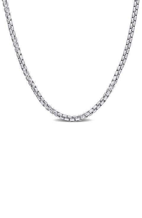 Box Link Chain Necklace, 1.40mm