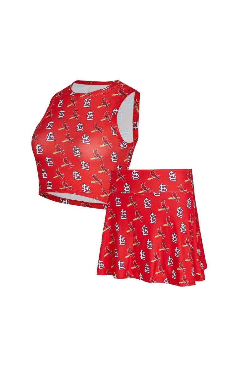 Women's Concepts Sport  Red St. Louis Cardinals Knit Tank Top & Skort Set, Alternate, color, Red