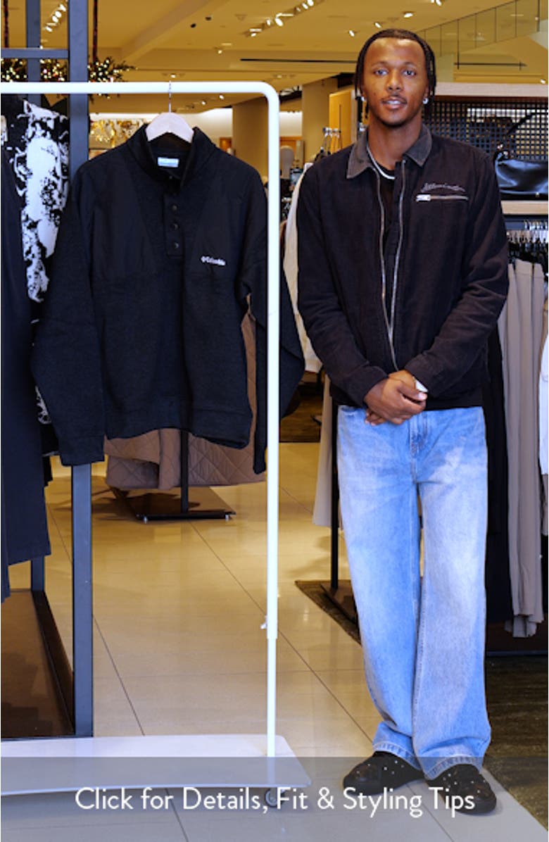 Sweater Weather Relaxed Fit Half Snap Pullover, sales video thumbnail