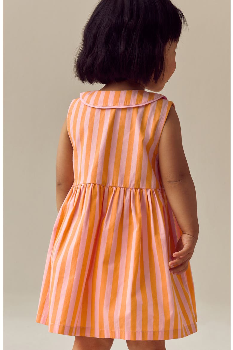 Kids' Stripe Sleeveless Dress, Alternate, color, YELLOW
