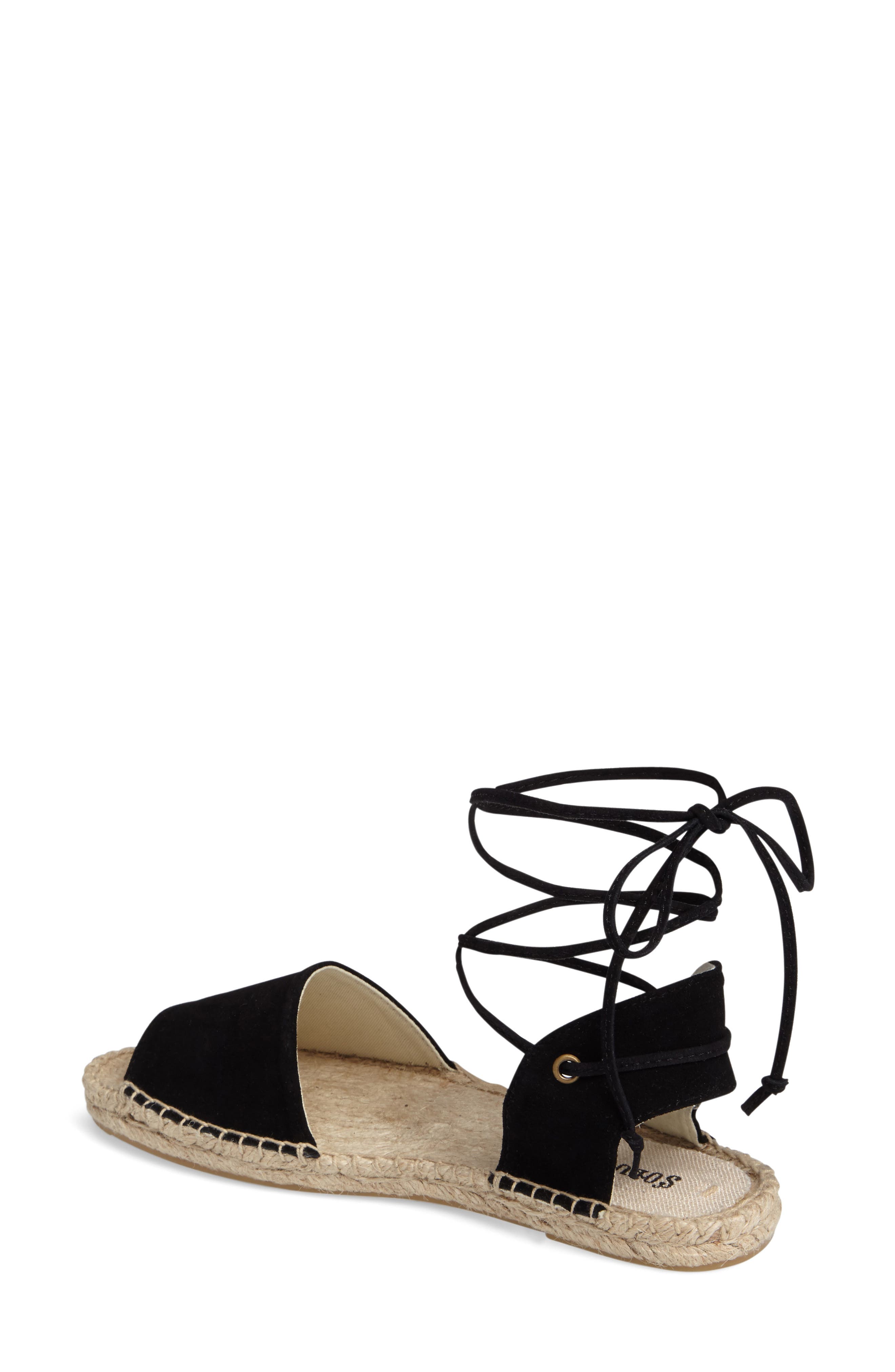 Soludos Lace-Up Sandal, Alternate, color, 