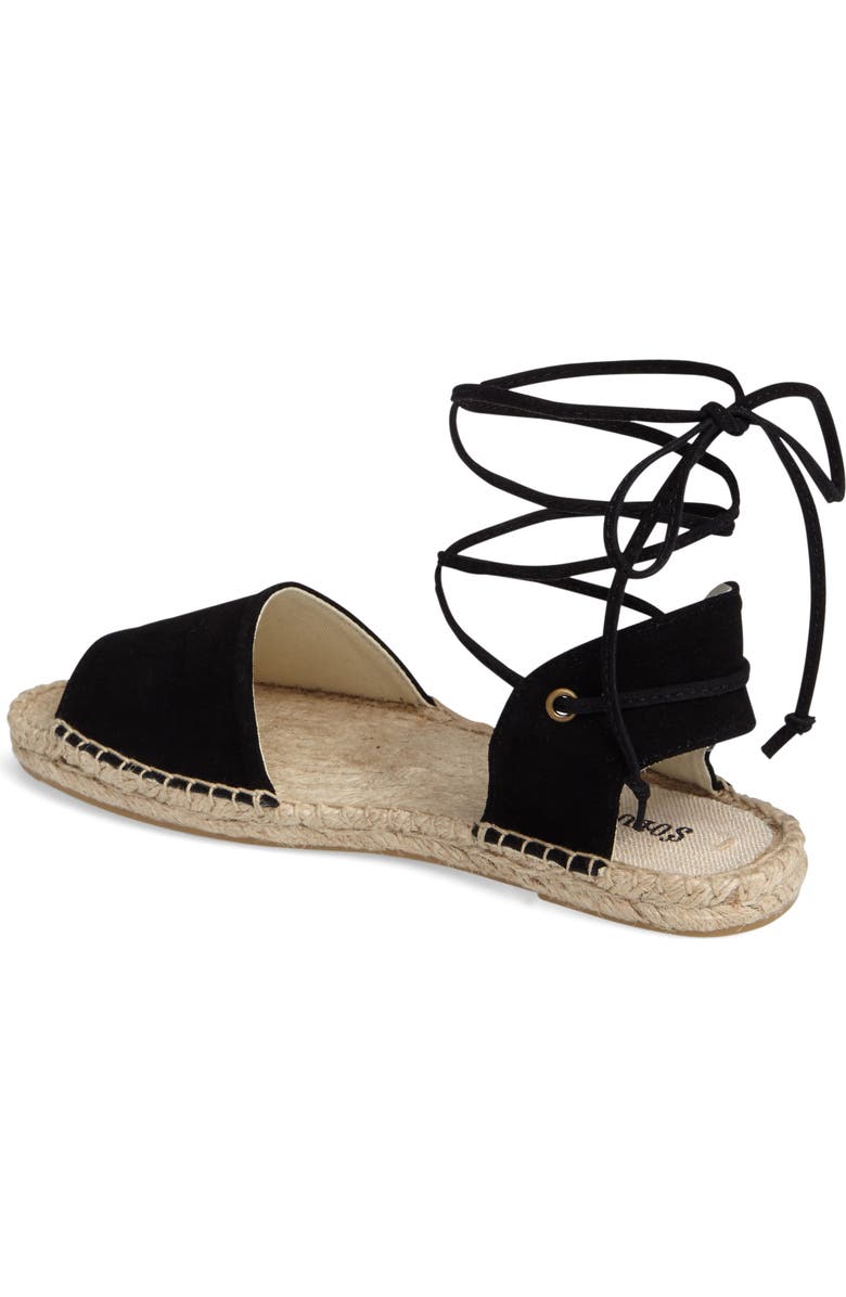 Soludos Lace-Up Sandal, Alternate, color,