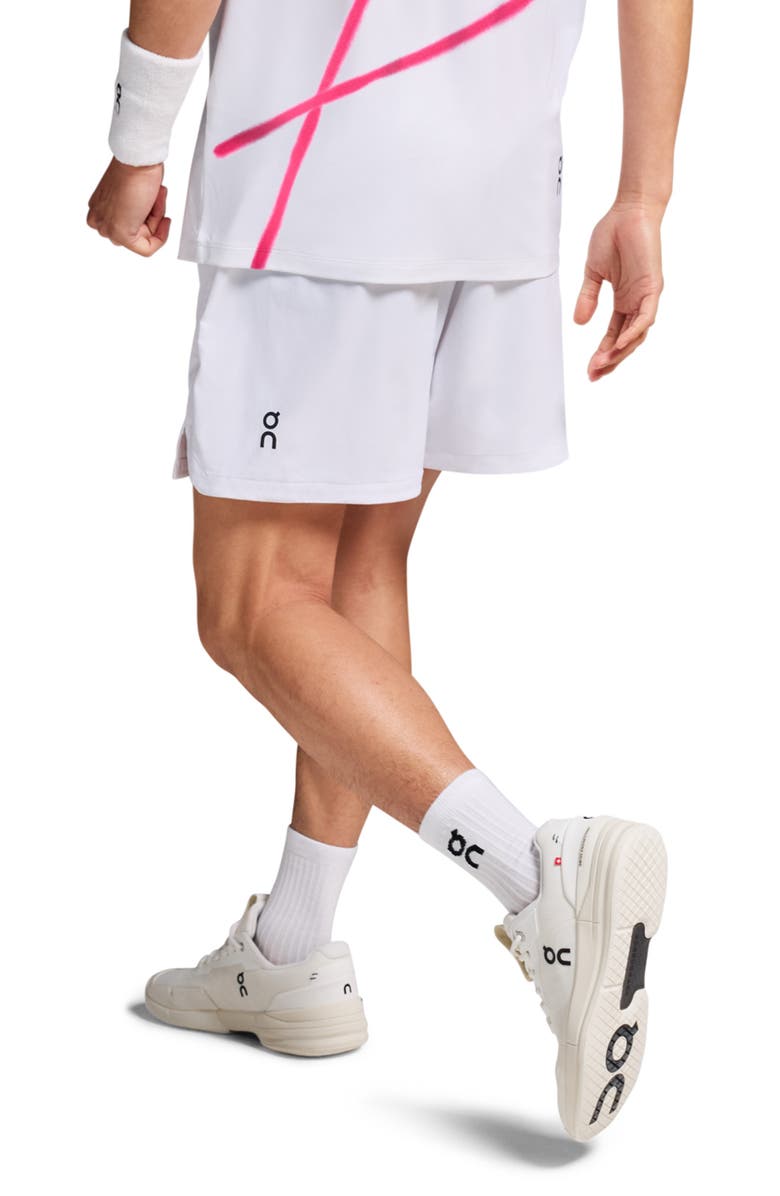 On Court Shorts, Alternate, color, White