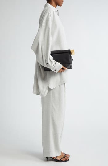 Jacquemus La Pochette Rond Carré Leather Clutch | Nordstrom