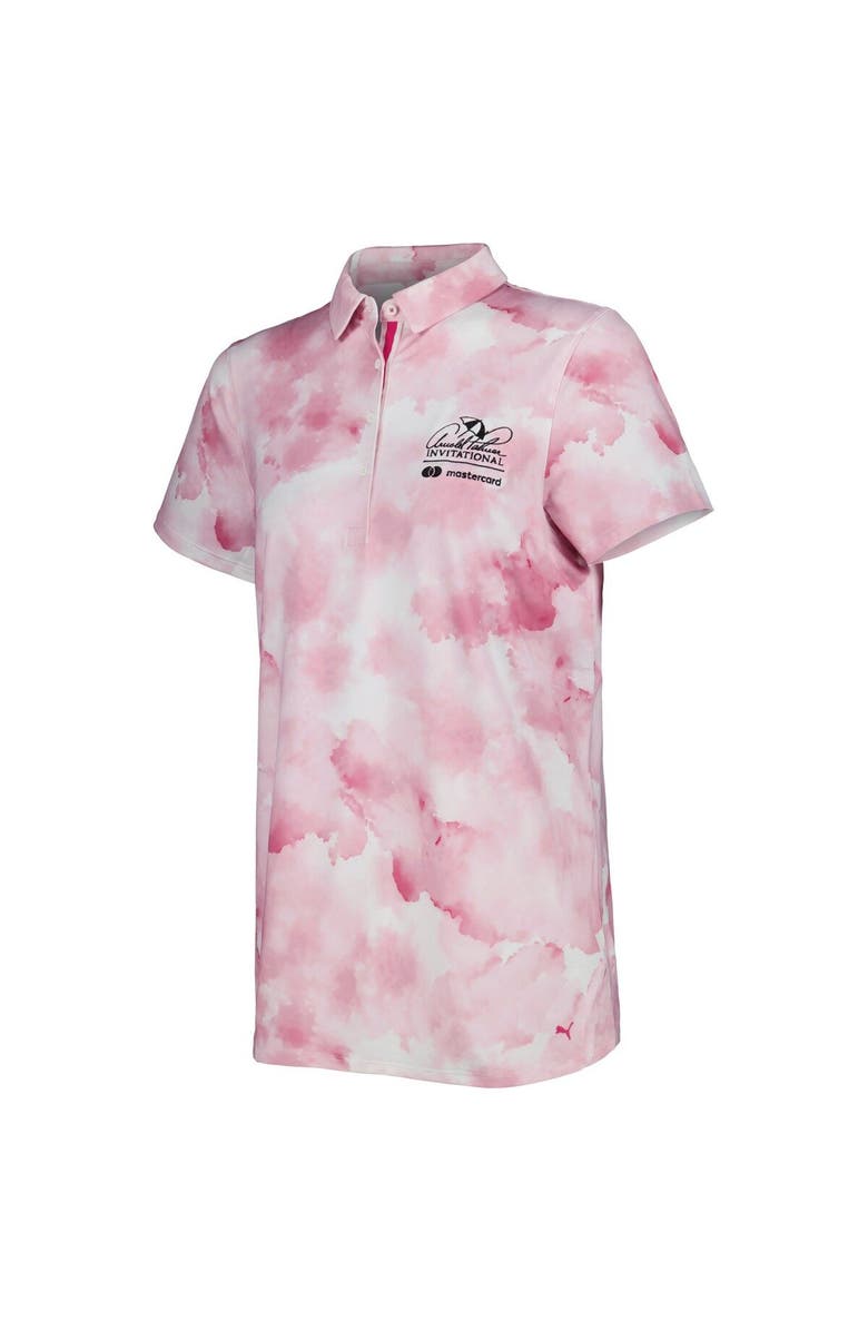 PUMA Women's Puma White Arnold Palmer Invitational MATTR Cloudy Polo, Alternate, color, 