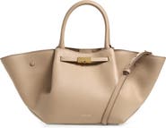 DeMellier New York Leather East/West Midi Tote