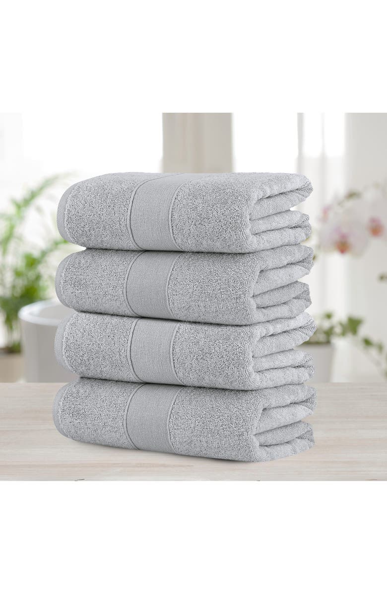 CHIC Turkish Cotton 4-Piece Bath Towel Set, Alternate, color, 