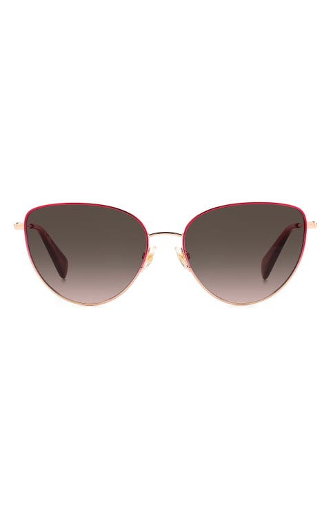 55mm hailey/g/s cat eye sunglasses