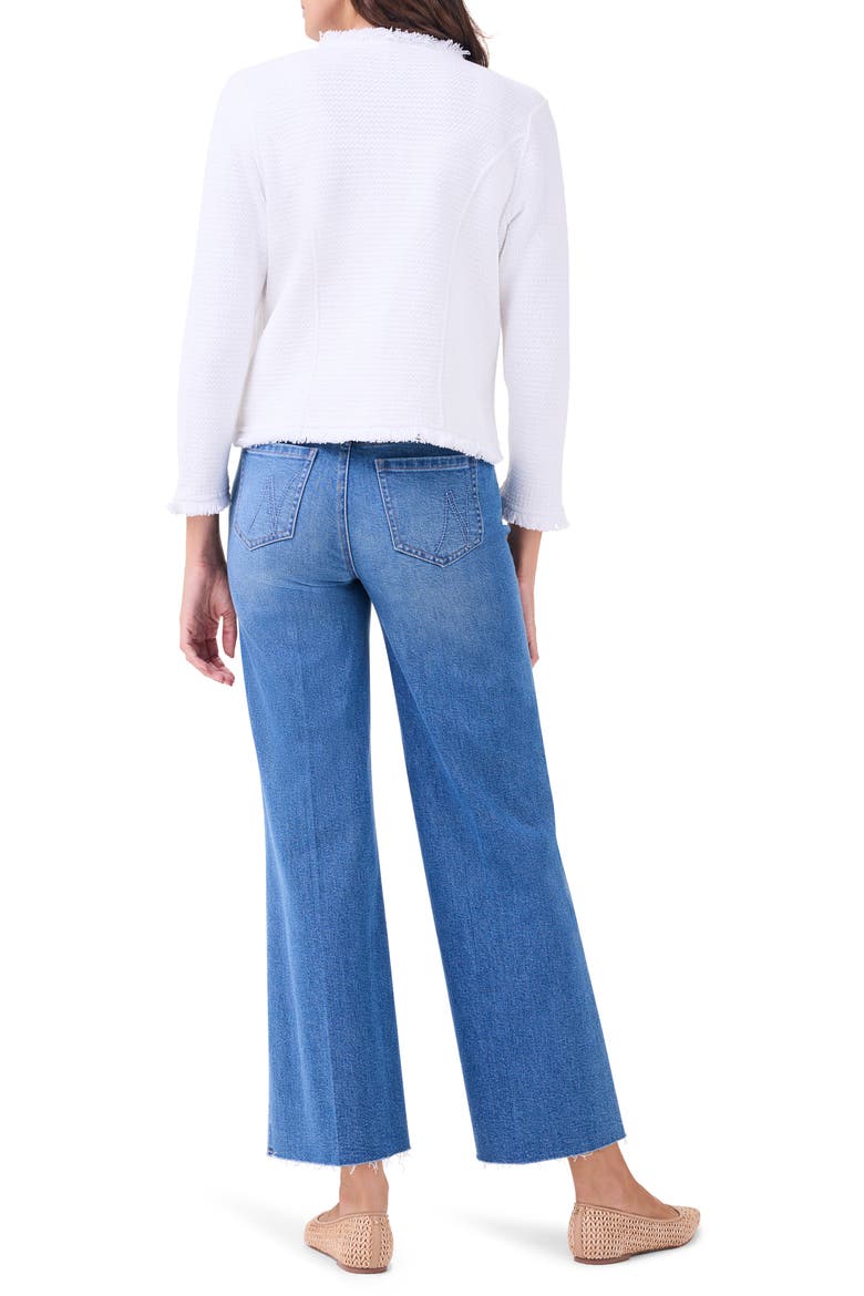 Fringe Knit Jacket, Alternate, color, PAPER WHITE