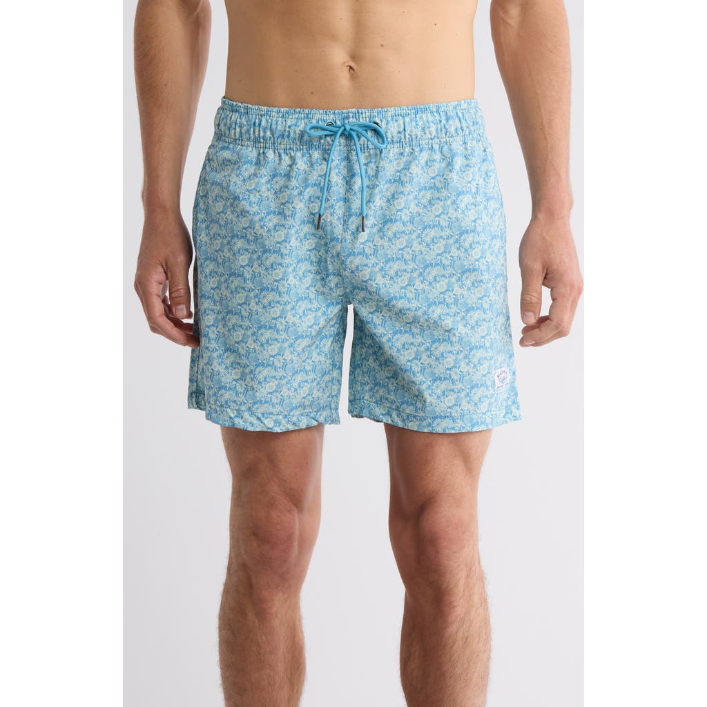 BEACH BROS BEACH BROS SMALL FIELD OF DAISES SWIM TRUNKS
