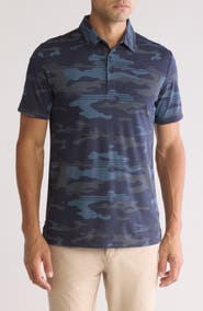TravisMathew Beachside Stealth Pima Cotton Blend Polo