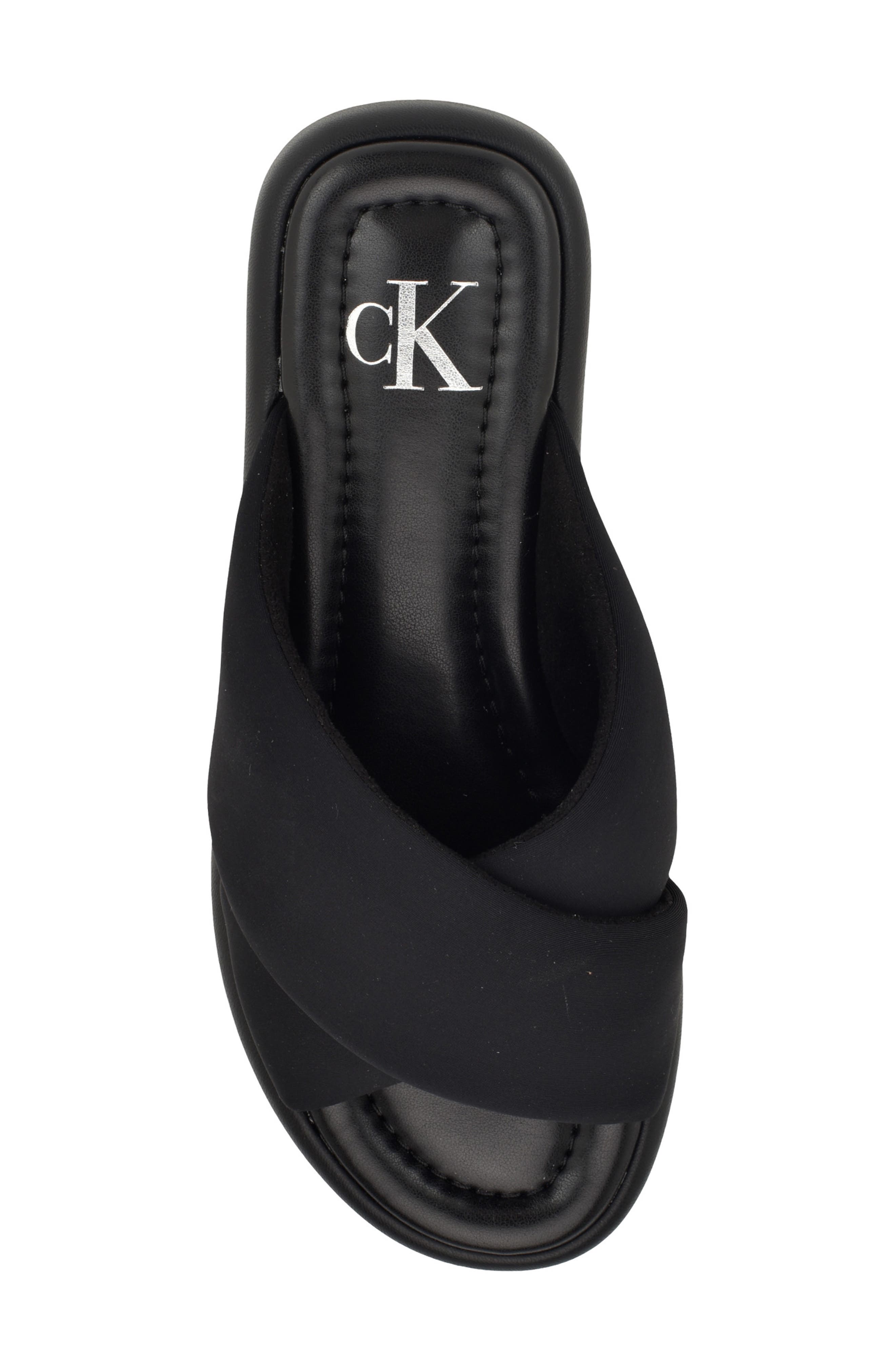 Calvin Klein Evey Slide Sandal, Alternate, color, 