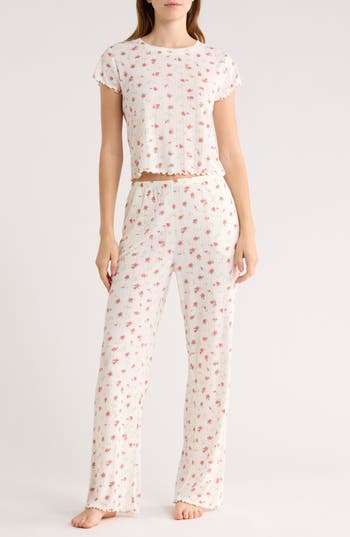 Abound After Hours Pointelle Pajamas