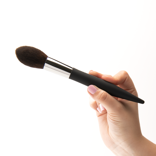 Omnia Brush Pro Small Pointed Blush Makeup Brush In Black