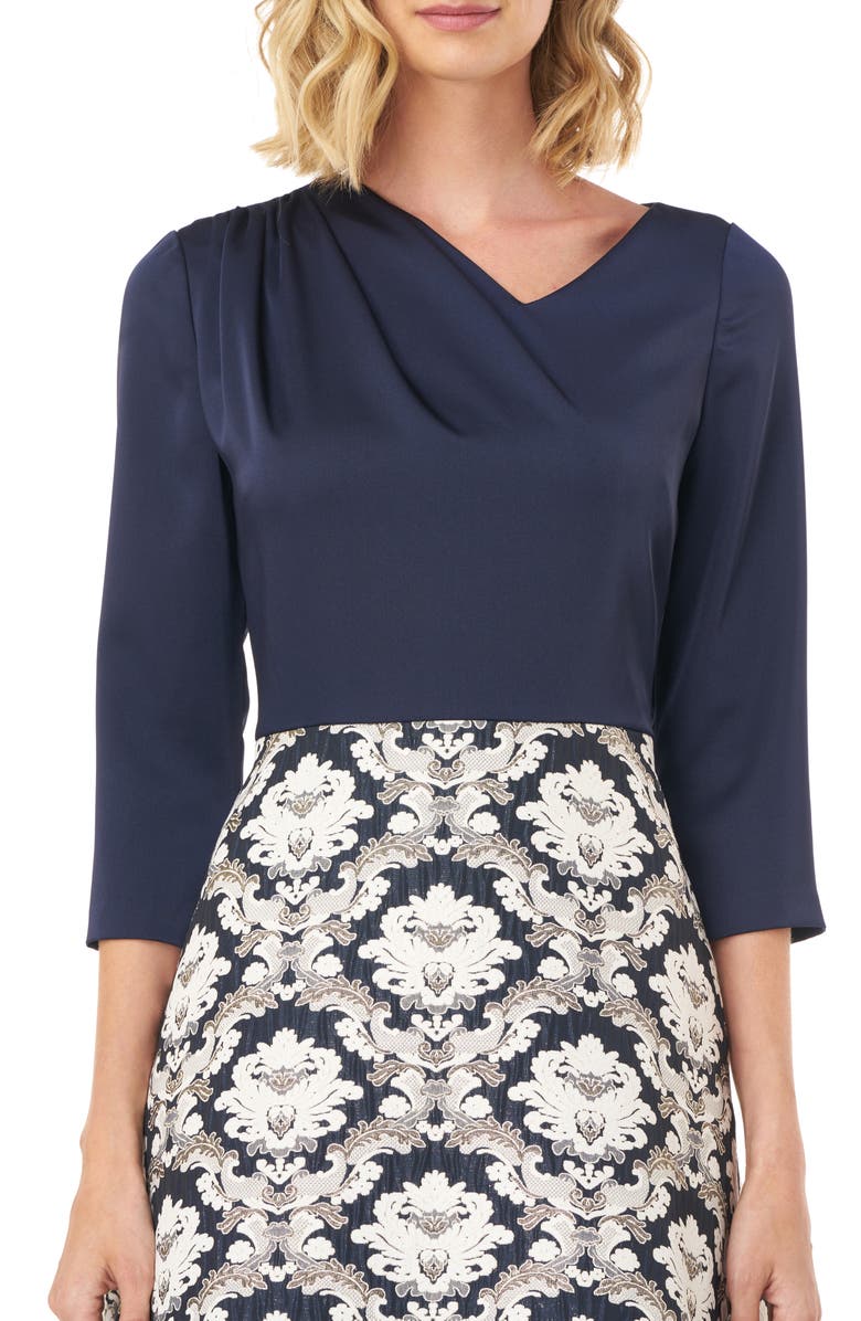 Kay Unger Izabella A-Line Evening Gown, Alternate, color,