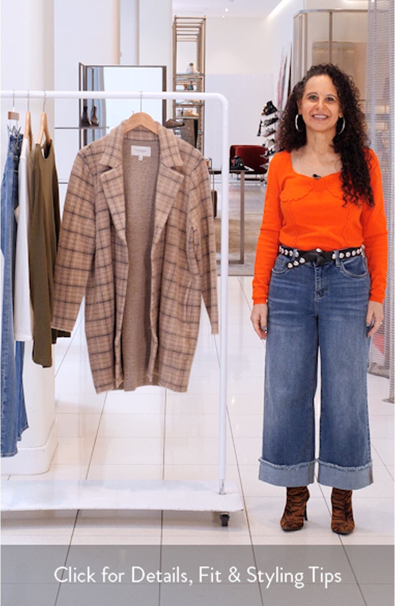 Coatigan Open Front Cardigan Sweater, sales video thumbnail