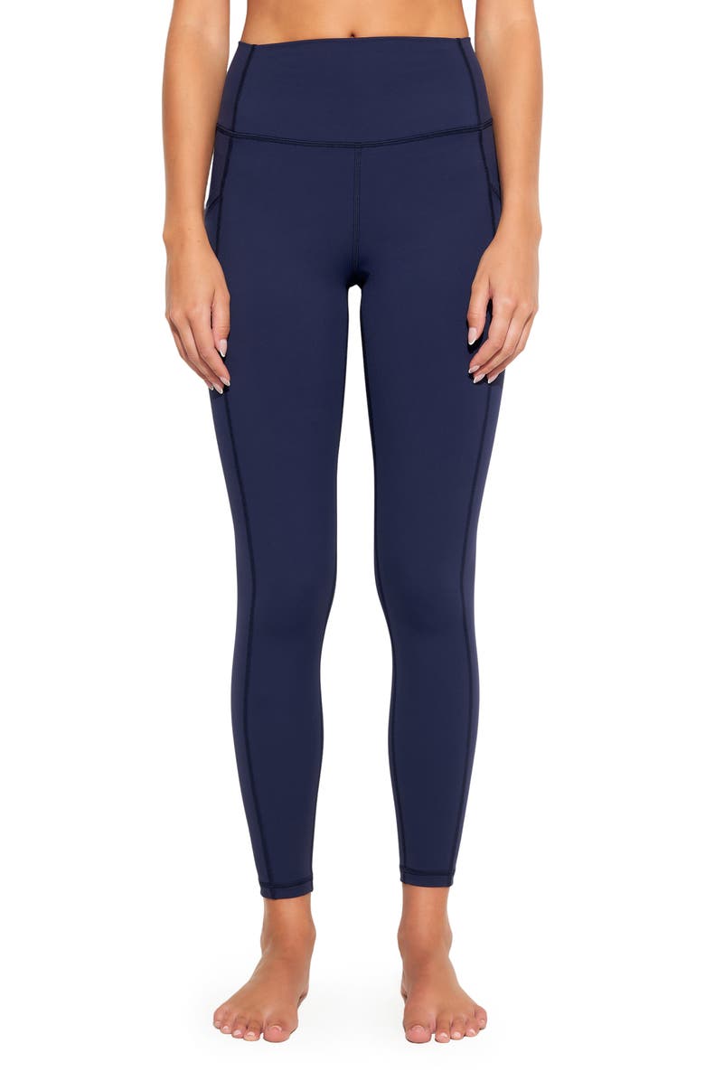 Spiritual Gangster Cruz Pocket Ankle Leggings, Main, color, Indigo