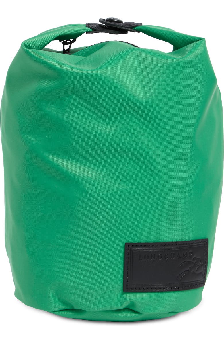 Longchamp Le Pliage Top Zip Pouch, Main, color, Green