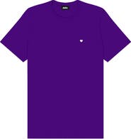 Dalix Mens Lil Heart Midweight Cotton Tee