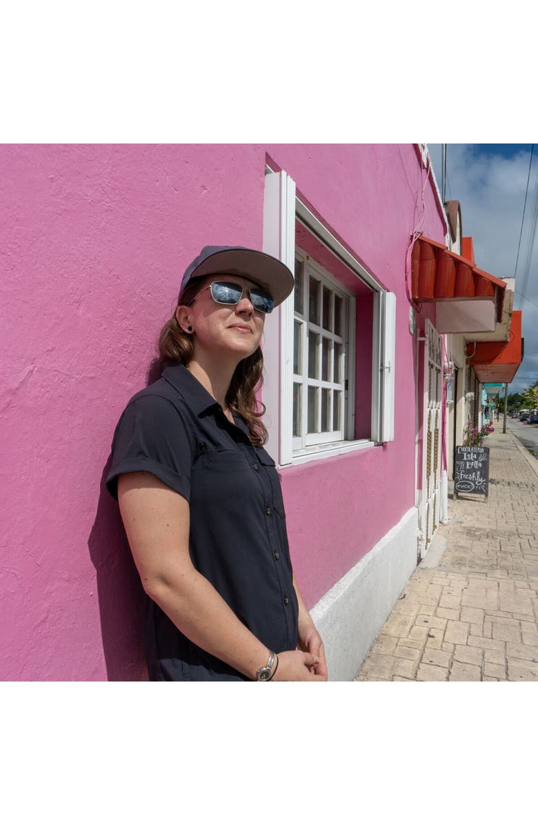 Coalatree Switchback Short-Sleeve Shirt, Alternate, color, Black