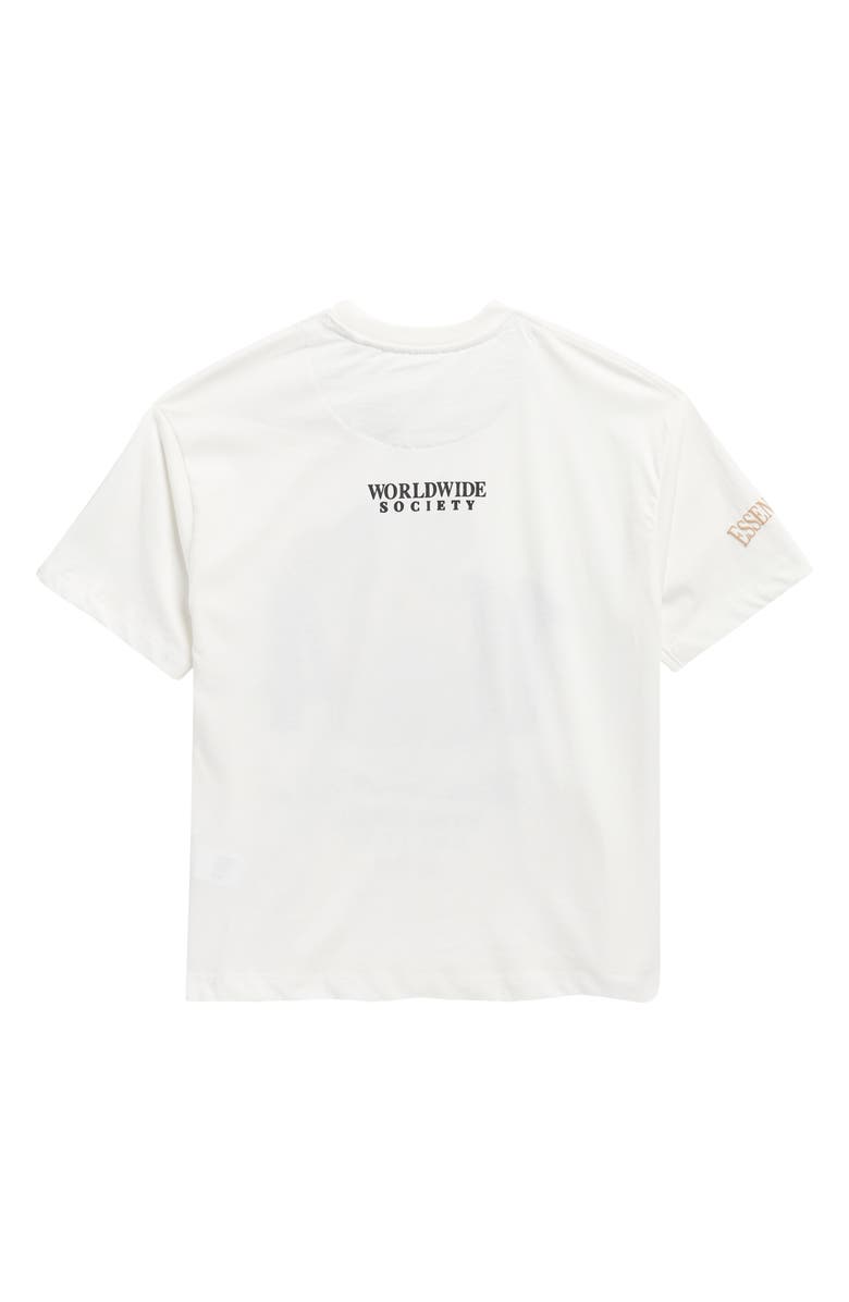 DENIM AND FLOWER Kids' Cool Bear Graphic T-Shirt, Alternate, color, White